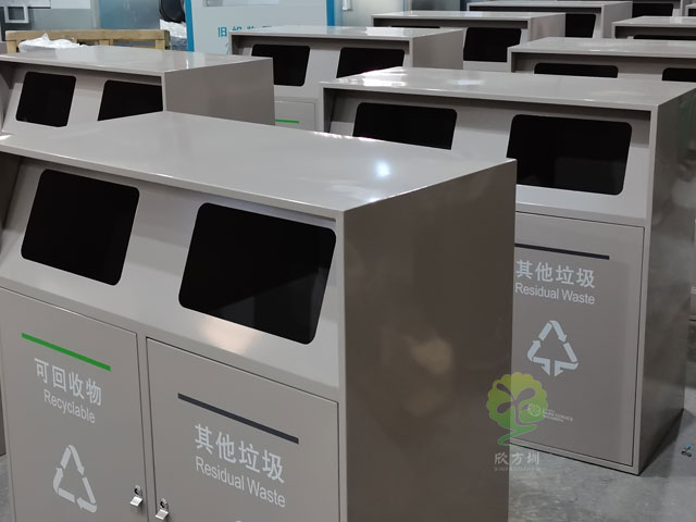 提升公共空間品質(zhì)，深圳金屬垃圾桶助你一臂之力