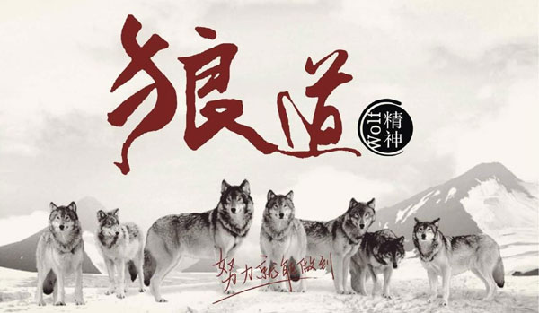 學(xué)習(xí)狼道精神，做好垃圾桶銷售工作